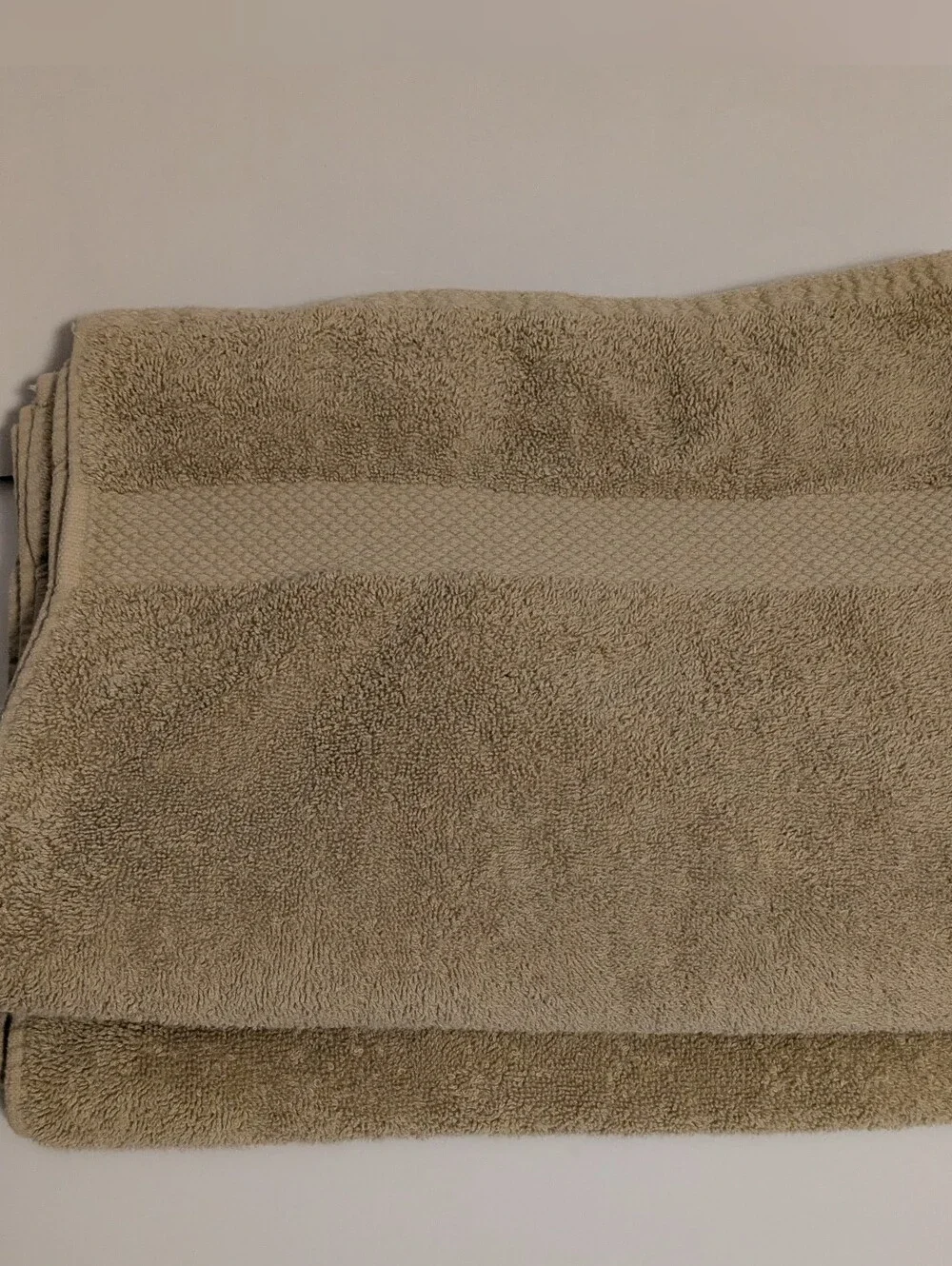 Simply Soft Beige Bath Towels 29 x 48 Set of 2 Cotton 100%